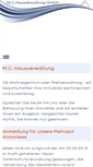 Mobile Screenshot of mc-hausverwaltung.de